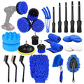 Detailing Brush Set Drill Brushes For Car Tire Rim Cleaning Detail Brush Set For Auto Interior Exterior Cleaning Car Dry Wash