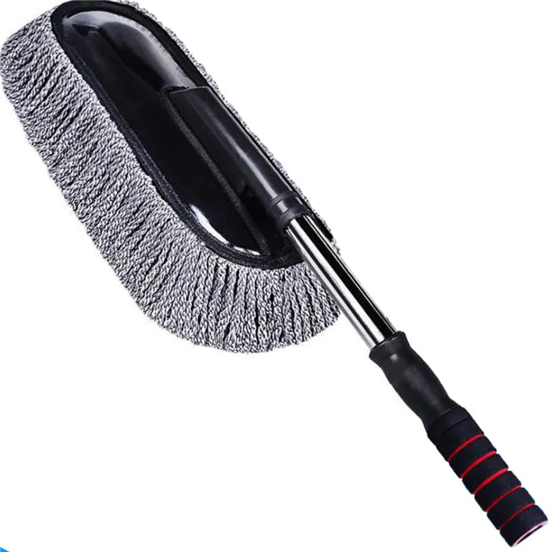 Car Special Mop Cleaning Mop Tweezers Soft Hair Retractable Water Long Handle Dust Removal Car Wash Brush