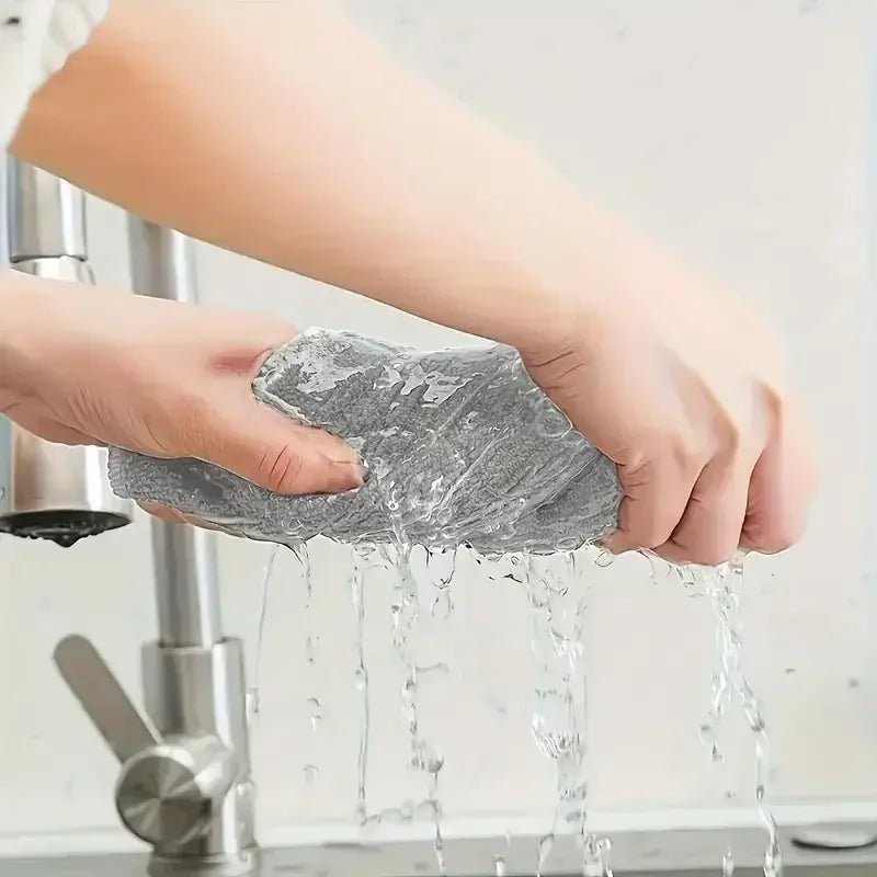 Microfiber Cleaning Cloths Absorbent Soft Stain-removing Towels for Bicycle Car Kitchen Reusable Cleaning Towels