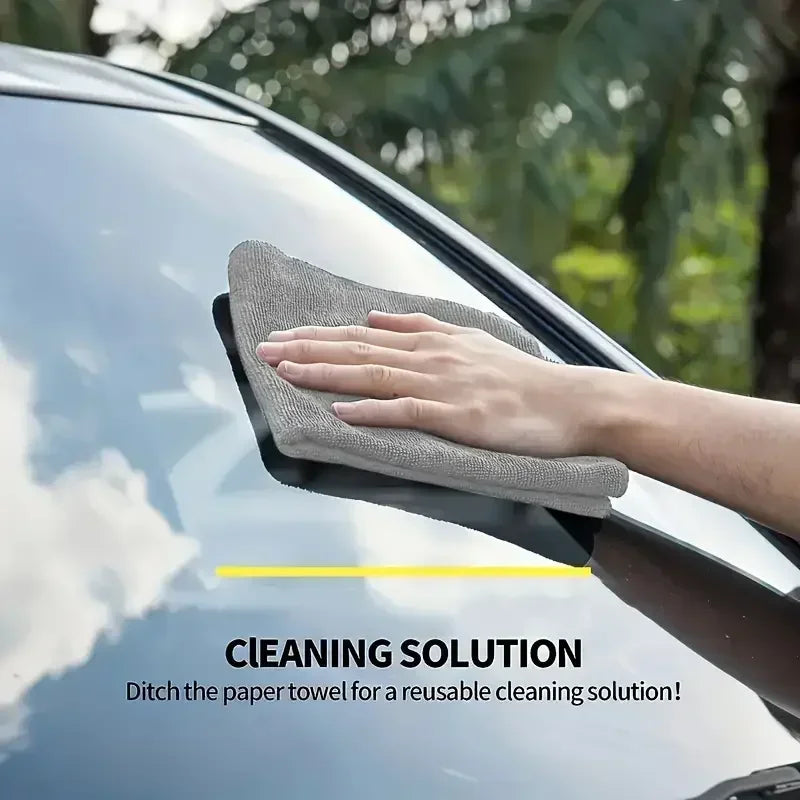 Microfiber Cleaning Cloths Absorbent Soft Stain-removing Towels for Bicycle Car Kitchen Reusable Cleaning Towels